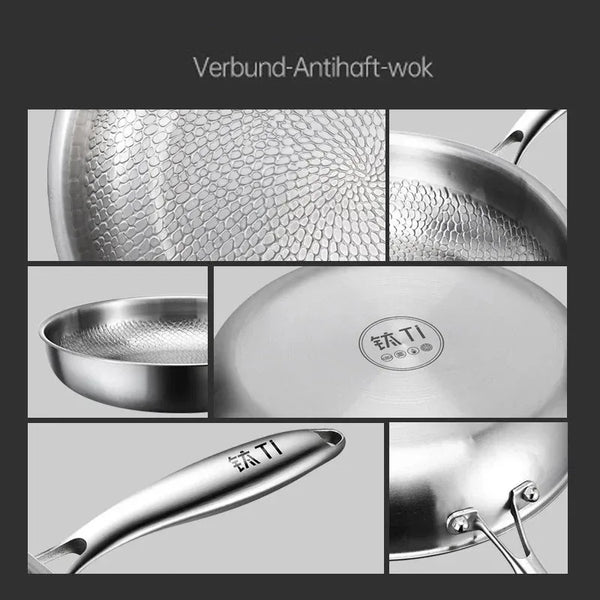 Titanium Steel Frying Pan
