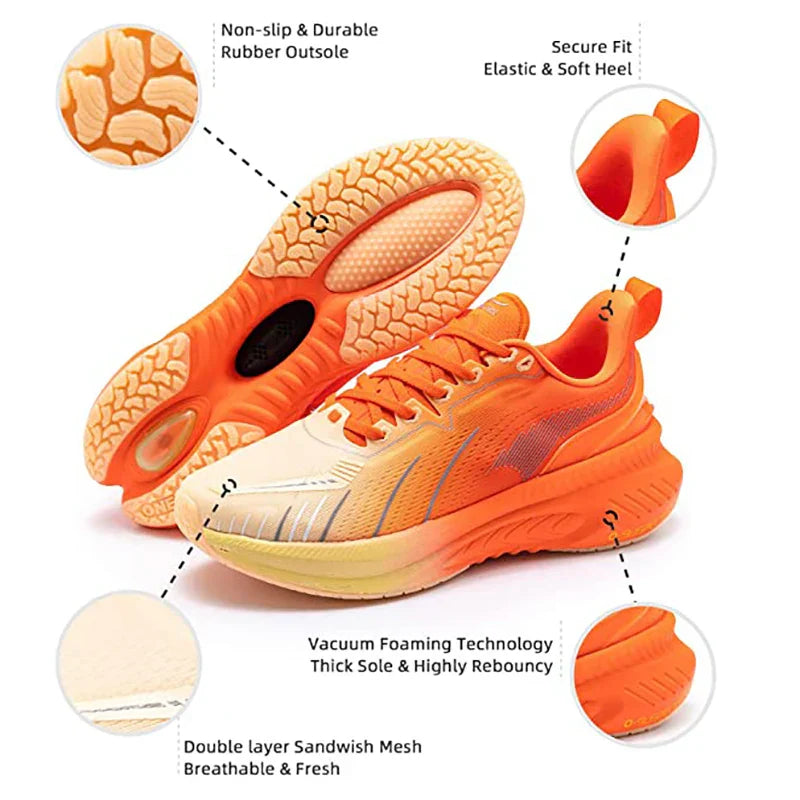 ONEMIX Running Shoes for Man Athletic Training Mens Tennis Sport Athletic Shoe Outdoor Non-slip Wear-resistant Walking Sneakers