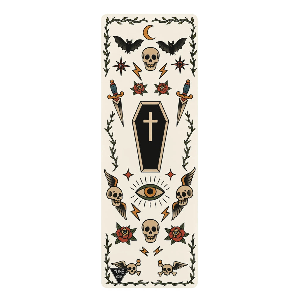Baby Bat, Big Grip — Tattoo Series Yoga Mat | Yune Yoga